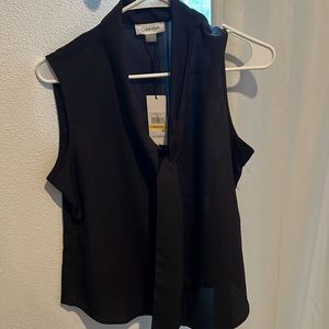 Black Calvin Klein blouse size medium